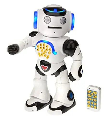 Produktbild: Lexibook ROB50AR Powerman Ferngesteuerter Sprechender Spielzeug-Roboter (Sprache Arabisch), Tanzt, singt, liest Geschichten, Mathematikquiz, Schießscheiben und Stimmen-Nachahmung, für Kinder ab 4