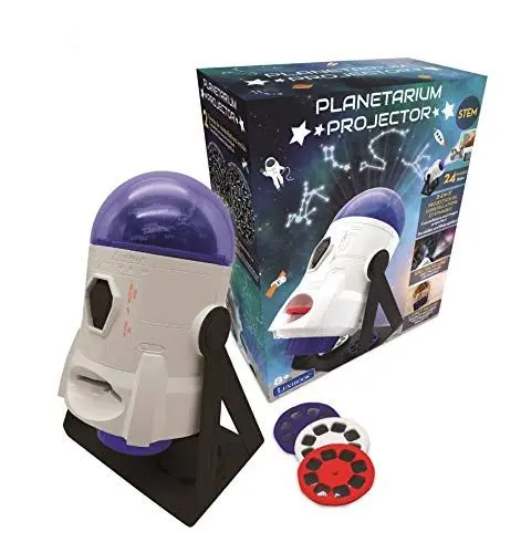 Produktbild: Lexibook Lexibook-NLJ180 Planetarium Proiettore 2-in-1, 24 Immagini per Scoprire Lo Spazio, 2 cupole con costellazioni, STEM, Bianco/Blu, Colore, Medio