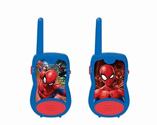 Produktbild: Lexibook, Spider-Man, Talkie-Walkies 200m, Kommunikationsspiel für Kinder, 2 Kommunikationskanäle, Gürtelclip, batteriebetrieben, Blau, TW12SP