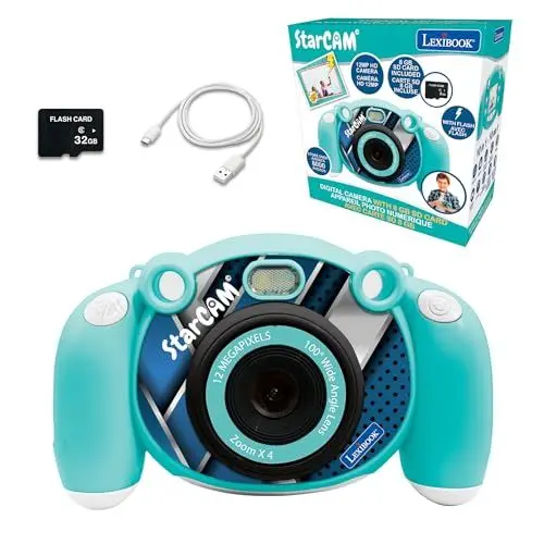 Produktbild: Lexibook - Kamera für Kinder, Foto, Video, Audio und Spiele – DJ080