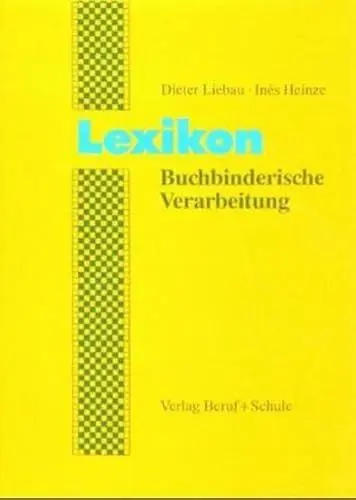 Produktbild: Lexikon Buchbinderische Verarbeitung
