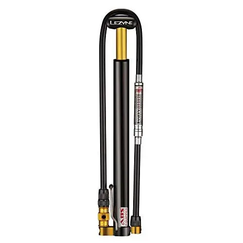 Produktbild: Lezyne Micro Floor Drive HPG Bodenpumpe, Black/Hi Gloss, 300 mm