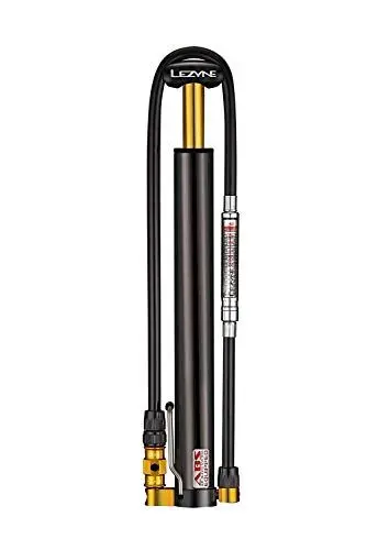 Produktbild: Lezyne Micro Floor Drive HVG Bodenpumpe, Black/Hi Gloss, 300 mm