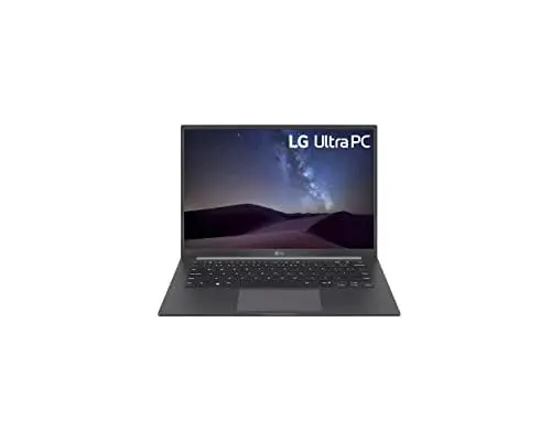 Produktbild: LG Electronics 2022 UltraPC 14 Zoll Ultralight Notebook - 1,290g AMD Ryzen 5 (16GB RAM, 512GB SSD, 16:10 Entspiegeltes IPS-Display, Bluetooth 5.1, Win 11 Home, Mirametrix) - Grau, 14U70Q-G.AA56G