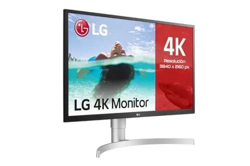 Produktbild: LG 27UL550-W 68,58 cm (27 Zoll) UHD 4K IPS Monitor (AMD Radeon FreeSync, DAS Mode, 98%sRGB), schwarz/weiß