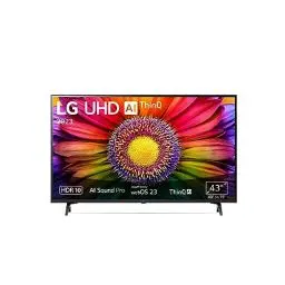 Produktbild: LG 43UR80006LJ 109 cm (43 Zoll) UHD Fernseher (Active HDR, 50 Hz, Smart TV) (Modelljahr 2023)
