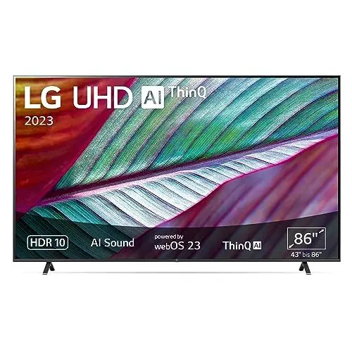 Produktbild: LG 86UR78006LB 218 cm (86 Zoll) UHD Fernseher (Active HDR, 60 Hz, Smart TV) (Modelljahr 2023)