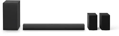 Produktbild: LG DS40TR 4.1 Soundbar (400W) mit kabellosem Subwoofer, HDMI und Bluetooth, WowCast-kompatibel, Heimkino-Soundsystem, schlankes Design, Schwarz (2024)