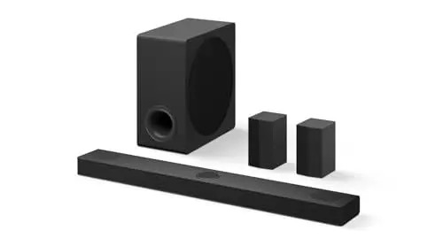 Produktbild: LG DS80TR 5.1.3 Dolby Atmos Soundbar (580W) mit kabellosem Subwoofer & Rücklautsprechern (Wow Cast, HDMI, Bluetooth) (2024), Schwarz
