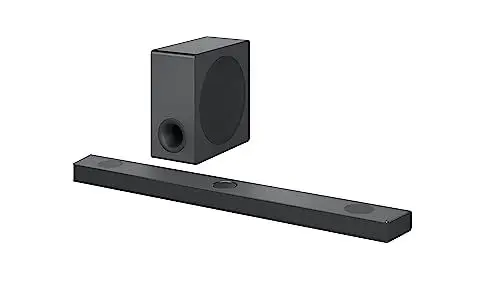 Produktbild: LG DS90QY 5.1.3 Soundbar (570W) mit kabellosem Subwoofer & MERIDIAN-Technologie (Dolby Atmos, HDMI, Bluetooth), Dark Steel Silver