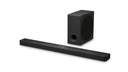Produktbild: LG DS90TY 5.1.3 Dolby Atmos Soundbar (570W) mit kabellosem Subwoofer (Wow Cast, HDMI, Bluetooth) (2024), Schwarz