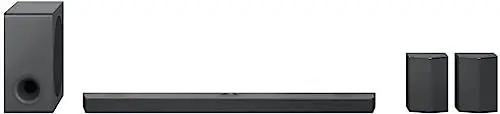 Produktbild: LG DS95QR Soundbar (810 Watt) mit kabellosem Subwoofer & MERIDIAN-Technologie (Dolby Atmos, HDMI, Bluetooth), Dark Steel Silver (Modelljahr 2022)