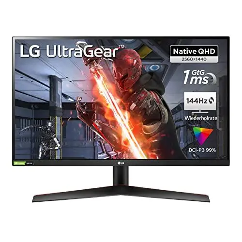 Produktbild: LG UltraGear Gaming Monitor 27GN800-B 68,5cm - 27 Zoll, QHD, AMD FreeSync, 144 Hz, 1ms GtG, Schwarz