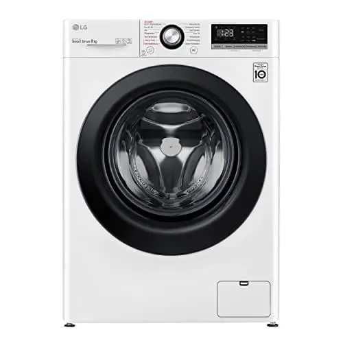 Produktbild: LG Electronics F4WV308SB Waschmaschine mit AI DD | 8 kg | 1400 U/Min | Steam | 6 Motion| Neue Wohlfühl-Trommel | Weiss