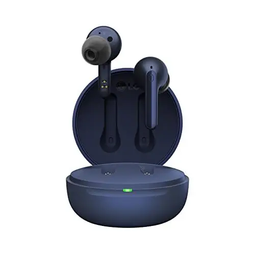 Produktbild: LG Electronics Tone Free DFP3 In-Ear Bluetooth Kopfhörer (Ambient Mode, IPX4-Spritzwasser-Schutz) Eclipse Blue (Modelljahr 2021) Tone-DFP3.CDEULLK Blau Klein