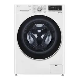 Produktbild: LG F4WV7080, Klasse A, Frontlader-Waschmaschine 8 kg, 1400 U/Min, AI Direct Drive, Wi-Fi, Tiefenreinigung mit Dampf, Große Kapazität, TRIPLE A, Außentür aus Sicherheitsglas, 62 x 60 x 85 cm ꟷ Weiß