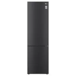 Produktbild: LG GBP62MCNAC, Klasse A, 384 L, Kühl-/ Gefrierkombination, Total No Frost, Kühlschrank mit Gefrierfach, DoorCooling+, Niedriger Geräuschpegel, 59,5 x 67,5 x 203 cm ꟷ Matte Black (Energieklasse A)