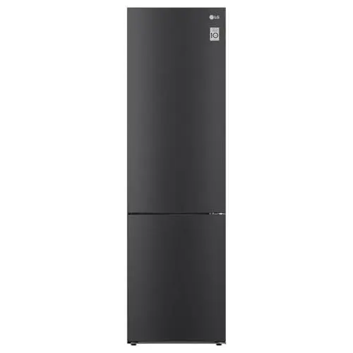 Produktbild: LG GBP62MCNAC, Klasse A, 384 L, Kühl-/ Gefrierkombination, Total No Frost, Kühlschrank mit Gefrierfach, DoorCooling+, Niedriger Geräuschpegel, 59,5 x 67,5 x 203 cm ꟷ Matte Black (Energieklasse A)