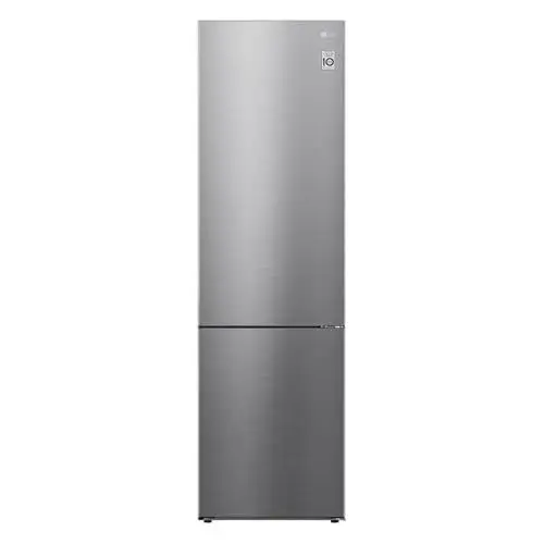 Produktbild: LG GBP62PZNBC, Klasse B, 384 L, Kühl-/ Gefrierkombination, Frische Features, Kühlschrank mit Gefrierfach und Innendisplay, DoorCooling+, LINEARCooling, 59,5 x 203 x 67,5 cm ꟷ Platinum Silver