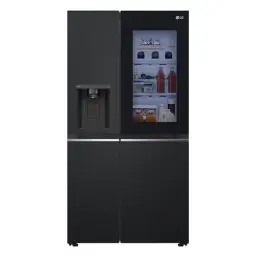 Produktbild: LG GSGV81EPLL Side-by-Side Kühlschrank mit Instaview | Eis-, Crushed Ice und Wasserspender | Total No Frost | DoorCooling+ | Essence Matte Black
