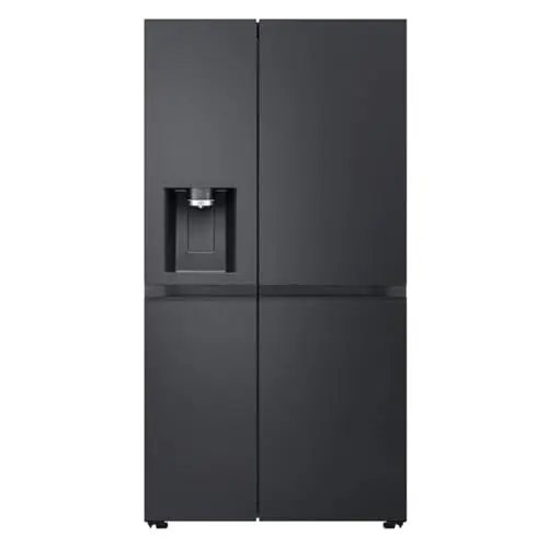 Produktbild: LG GSLE91EVAC Side by Side Kühlschrank, Klasse C, 628 L, Multi-Door Kühlschrank mit Gefrierfach, Eis-, Crushed Ice- Wasserspender mit UVnano, Total NoFrost, Smart Inverter Kompressor, Wi-Fi