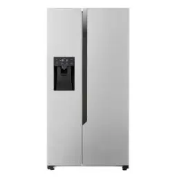 Produktbild: LG GSM32HSBEH, Klasse E, 562 L, Side-by-Side Kühlschrank, Total No Frost, Eis-, Crushed Ice- und Wasserspender, Wassertank, Express Cooling, 91,0 x 69,3 x 178,6 cm, Silber