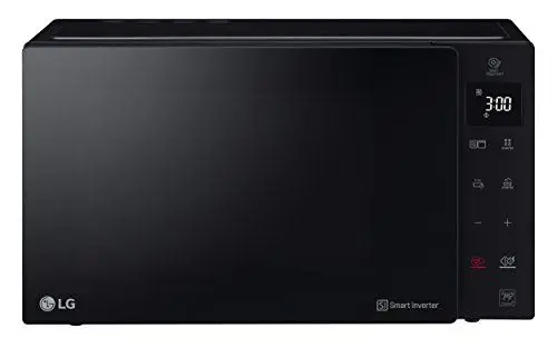 Produktbild: LG MH6535GIS Mikrowelle mit Smart Inverter Technologie & Quarz Grill, 25 Liter Kapazität, 1000 W, Automatikprogramme, einstellbare Leistungsstufen für optimales Garen und EasyClean-Funktion, Schwarz