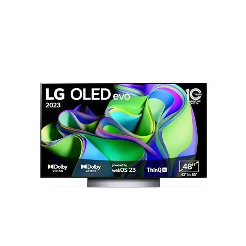 Produktbild: LG OLED48C31LA TV 121 cm (48 Zoll) OLED evo Fernseher (Smart TV, Filmmaker Mode, 120 Hz) (Modelljahr 2023)