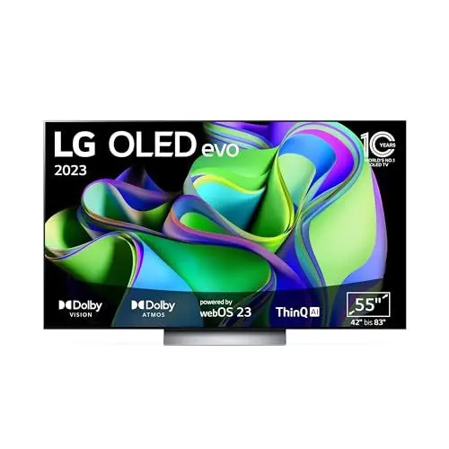 Produktbild: LG OLED55C31LA TV 139 cm (55 Zoll) OLED evo Fernseher (Smart TV, Filmmaker Mode, 120 Hz) (Modelljahr 2023)