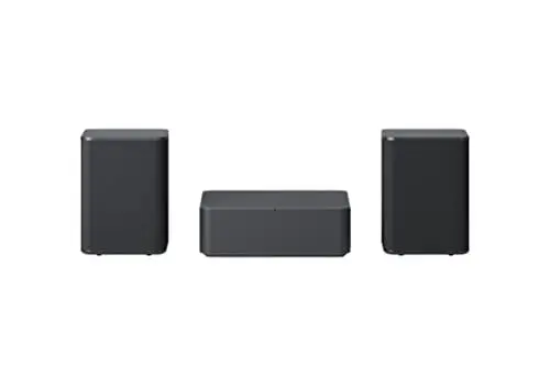 Produktbild: LG SPQ8-S kabellose Rück-Lautsprecher (140 Watt) für die LG Soundbars DS90QY & DS80QY, Dark Steel Silver (Modelljahr 2022)
