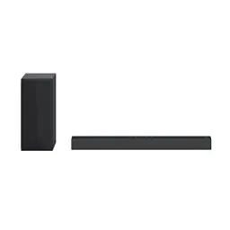 Produktbild: LG SPT8-S Rücklautsprecher-Set, Rücklautsprecher-Set für Soundbars, 100 W Leistung und 2,0 Kanäle, leistungsstarker und Surround-Sound, platzsparendes Design, Schwarz