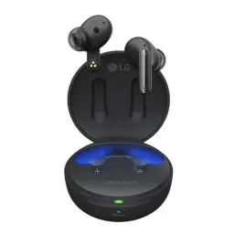 Produktbild: LG TONE Free DFP8 In-Ear Bluetooth Kopfhörer mit MERIDIAN-Technologie, ANC (Active Noise Cancellation), UVnano & IPX4-Spritzwasserschutz - Schwarz