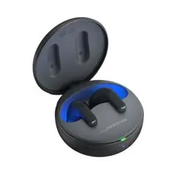 Produktbild: LG TONE Free DT80Q In-Ear Bluetooth Kopfhörer mit Dolby Atmos-Sound, MERIDIAN-Technologie, ANC (Active Noise Cancellation), UVnano & IPX4-Spritzwasserschutz - Schwarz