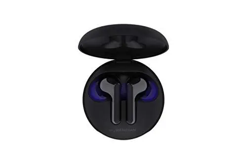 Produktbild: LG TONE Free FN5U Earbuds, UVnano 99.9 Prozent bakterienfrei, Kabellose Bluetooth In-Ear Kopfhörer, Schwarz