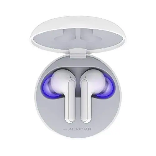 Produktbild: LG TONE Free FN5U Earbuds, UVnano 99.9 Prozent bakterienfrei, Kabellose Bluetooth In-Ear Kopfhörer, Weiß