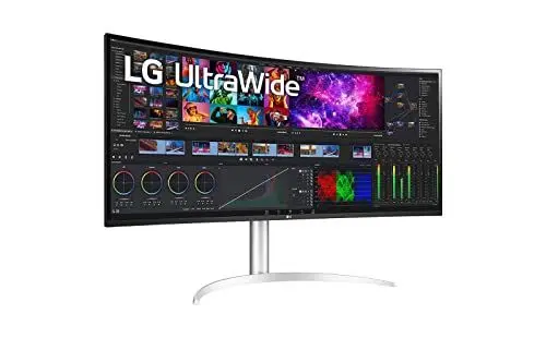 Produktbild: LG UltraWide Curved Monitor 40WP95X-W 39,7 Zoll (101 cm), WUHD-5K2K-Auflösung mit 5120 x 2160 px, 21:9, TFT-LCD, HDR10, Thunderbolt 4 - Weiß