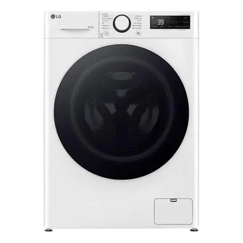 Produktbild: LG V5WD95SLIM, Klasse A - E, Frontlader-Waschtrockner 9 - 5 kg, Waschtrockner Slim 53,5 cm Tiefe, Wi-Fi, AI Direct Drive, Tiefenreinigung mit Dampf, TurboWash 360, Große Kapazität, Weiß