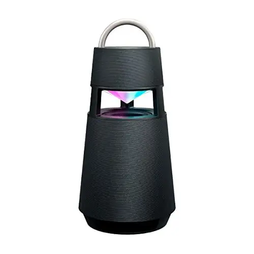 Produktbild: LG XBOOM 360 RP4G, tragbarer Bluetooth-Lautsprecher (120 Watt, 360° Sound, Beleuchtung), grün