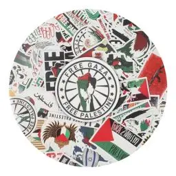 Produktbild: LHOEST 100 Stück Palestine Sticker, Palästina-Aufkleber, Free Palestine Sticker, Palästina Autoaufkleber Aufkleber für Laptop, Wasserflasche, Gitarre, Fahrrad