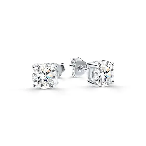 Produktbild: LIAH SOLEIL® Infinity Gem Damen Ohrringe 925 - Sterling-Silber 7,2mm Zirkonia Edelstein - Die Infinity Gem Ohrringe sind ein Symbol für endlose Schönheit und Eleganz.