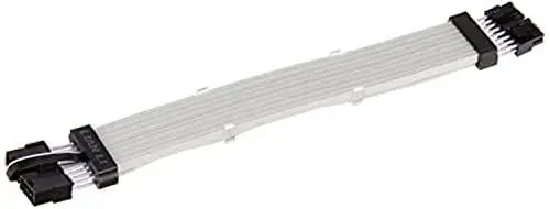 Produktbild: Lian Li - Strimer Plus 8 Pin Kabel - 108 RGB LEDs - PC-Kabel 30CM lang - ummanteltes Kabel - Grafikkarte PCIe Extender