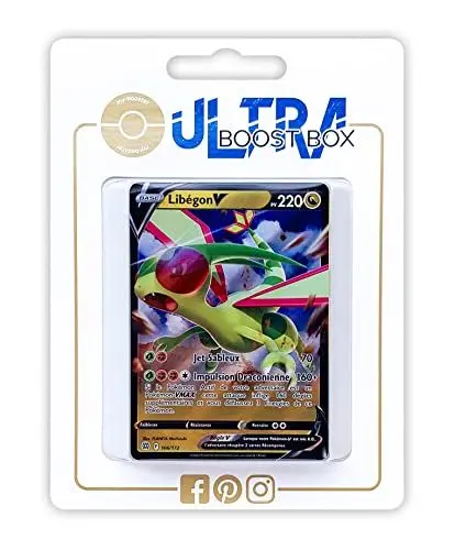 Produktbild: Libégon V (Libelldra V) 106/172 - Ultraboost X Epée et Bouclier 9 - Stars Étincelantes - Box mit 10 französisch Pokémon-Karten