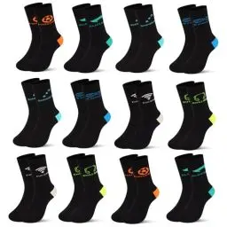 Produktbild: Libella 12 Paar Jungen Sportsocken Fussball Wintersocken Baumwolle bunt Cotton modische Füßlinge 2874 39-42