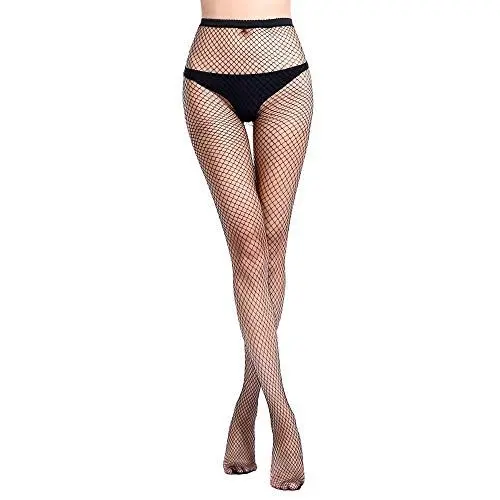 Produktbild: Libella 1pcs Netzstrumpfhose schwarz Damen fishnet stockings Netz Strumpfhosen Damen Sexy Netzstrümpfe Damen kleines Netz 27220