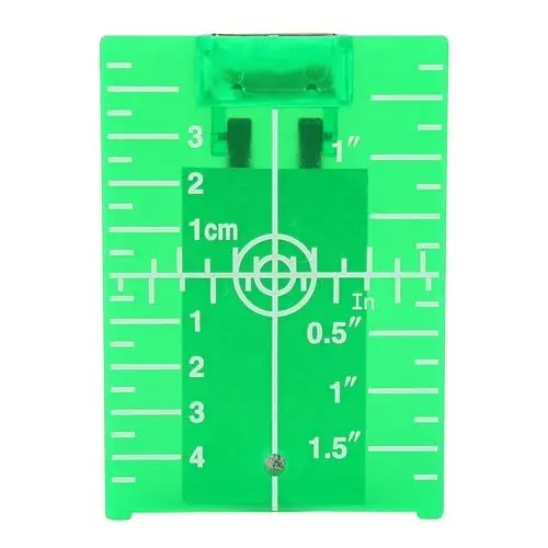 Produktbild: Libelle-Zieltafel, Zieltafel, Maßeinheit in Zoll Vertikal-Flachlinienlaser Kreuzlinienlaser Zur Befestigung auf Metallbolzen Rotationslaser (Zieltafel für grünes Licht)