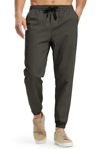 Produktbild: Libin Jogginghose Herren Sporthose Lang Baumwolle - Atmungsaktives Trainingshose Freizeithose, Sweatpants Jogger Gym Hose Relaxing Hose,Dunkegraul,X-Groß