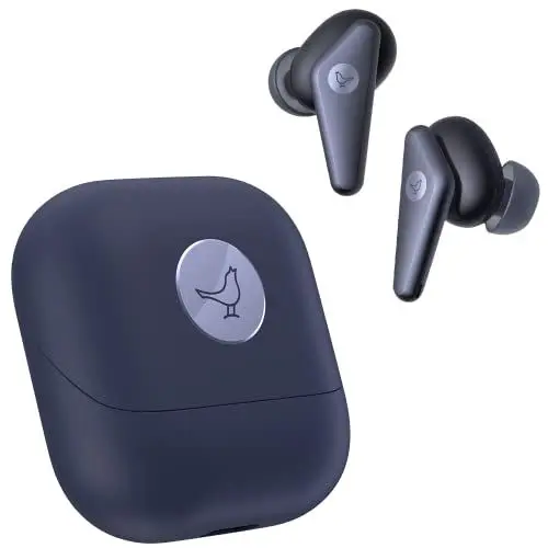 Produktbild: Libratone AIR+ (2. Gen) True Wireless In-Ear Kopfhörer mit Smarter Geräuschunterdrückung (24h Akku, ANC, Noise Cancelling, Smart Audio Tuning, IP54, Bluetooth 5.2) schwarz/dunkelblau