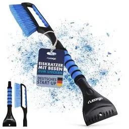 Produktbild: LICARGO Eiskratzer Auto mit Besen XXL (67cm) (Steck-System) | Lackschonende Borsten & Große Kante | Schnee, Schneebesen Auto Eiskratzer mit Besen, Auto Winter Zubehoer, Scheibenkratzer Auto