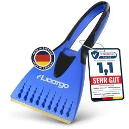 Produktbild: LICARGO Eiskratzer Auto mit Messingklinge | Made In Germany | Ultra-effizient & langlebig | Innovative Messingklinge | Scheibenkratzer Auto, Auto Eiskratzer Messing, Eiskratzer, Auto Kratzer