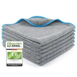 Produktbild: LICARGO® Lackschonende Mikrofasertücher mit 380 GSM - extrem saugstark und schonend weich - fusselfreie Poliertücher für die Pflege von Auto und Motorrad - Auto Microfasertücher - 40 x 40 cm (6)